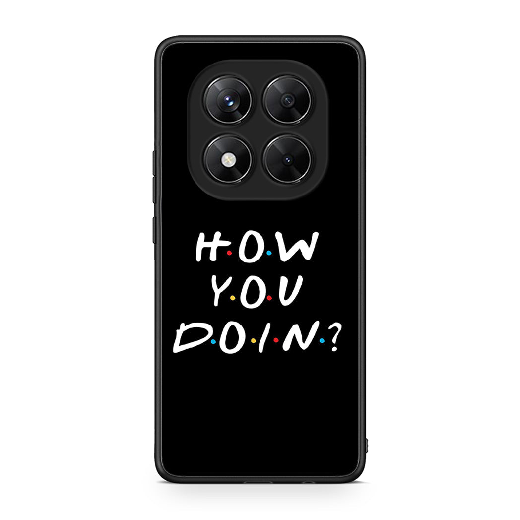 Xiaomi Redmi Note 14 Pro 5G / Poco X7 How You Doin θήκη από τη Smartfits με σχέδιο στο πίσω μέρος και μαύρο περίβλημα | Smartphone case with colorful back and black bezels by Smartfits