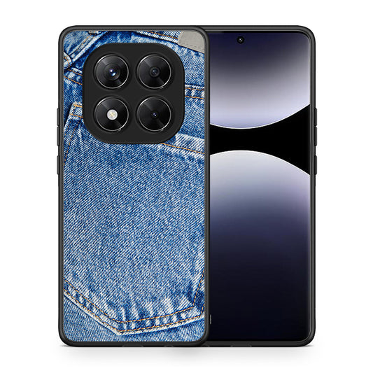 Θήκη Xiaomi Redmi Note 14 Pro 5G / Poco X7 Jeans Pocket από τη Smartfits με σχέδιο στο πίσω μέρος και μαύρο περίβλημα | Xiaomi Redmi Note 14 Pro 5G / Poco X7 Jeans Pocket case with colorful back and black bezels