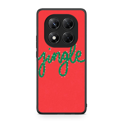 Xiaomi Redmi Note 14 Pro 5G / Poco X7 Jingle Xmas θήκη από τη Smartfits με σχέδιο στο πίσω μέρος και μαύρο περίβλημα | Smartphone case with colorful back and black bezels by Smartfits