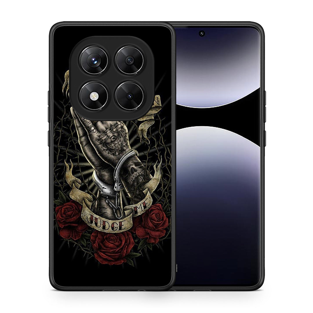 Θήκη Xiaomi Redmi Note 14 Pro 5G / Poco X7 Judge By God από τη Smartfits με σχέδιο στο πίσω μέρος και μαύρο περίβλημα | Xiaomi Redmi Note 14 Pro 5G / Poco X7 Judge By God case with colorful back and black bezels