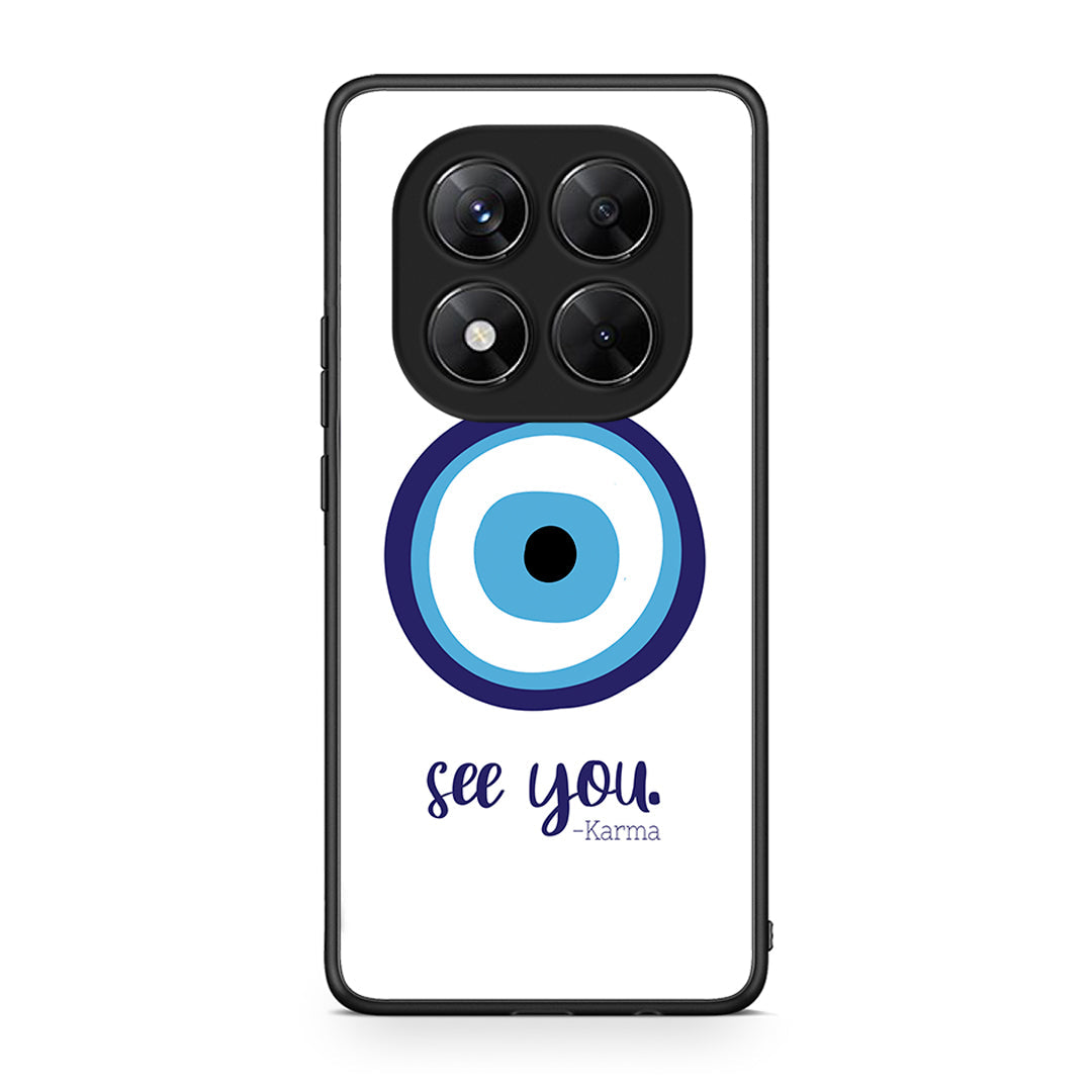 Xiaomi Redmi Note 14 Pro 5G / Poco X7 Karma Says θήκη από τη Smartfits με σχέδιο στο πίσω μέρος και μαύρο περίβλημα | Smartphone case with colorful back and black bezels by Smartfits