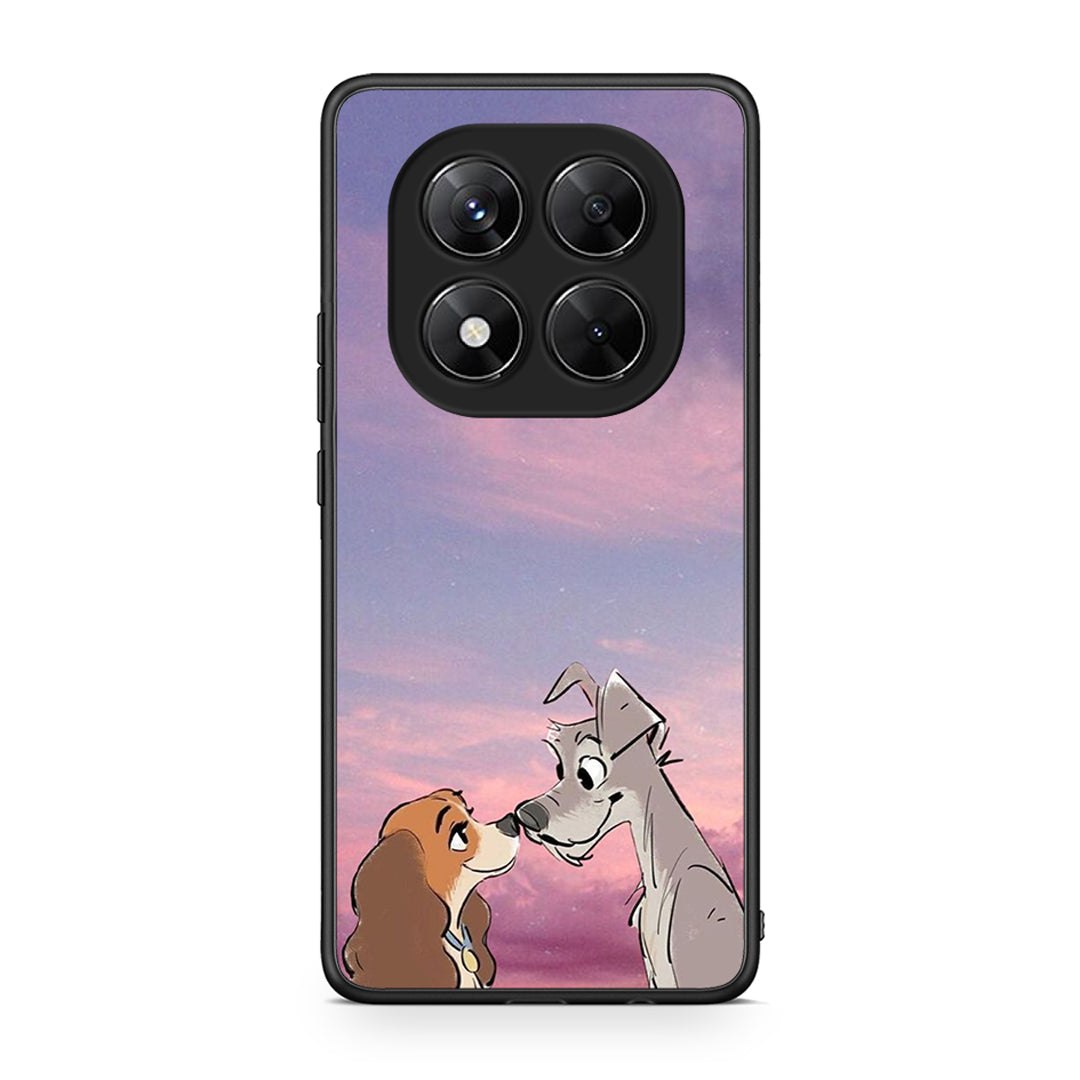 Xiaomi Redmi Note 14 Pro 5G / Poco X7 Lady And Tramp θήκη από τη Smartfits με σχέδιο στο πίσω μέρος και μαύρο περίβλημα | Smartphone case with colorful back and black bezels by Smartfits