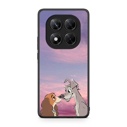 Xiaomi Redmi Note 14 Pro 5G / Poco X7 Lady And Tramp θήκη από τη Smartfits με σχέδιο στο πίσω μέρος και μαύρο περίβλημα | Smartphone case with colorful back and black bezels by Smartfits