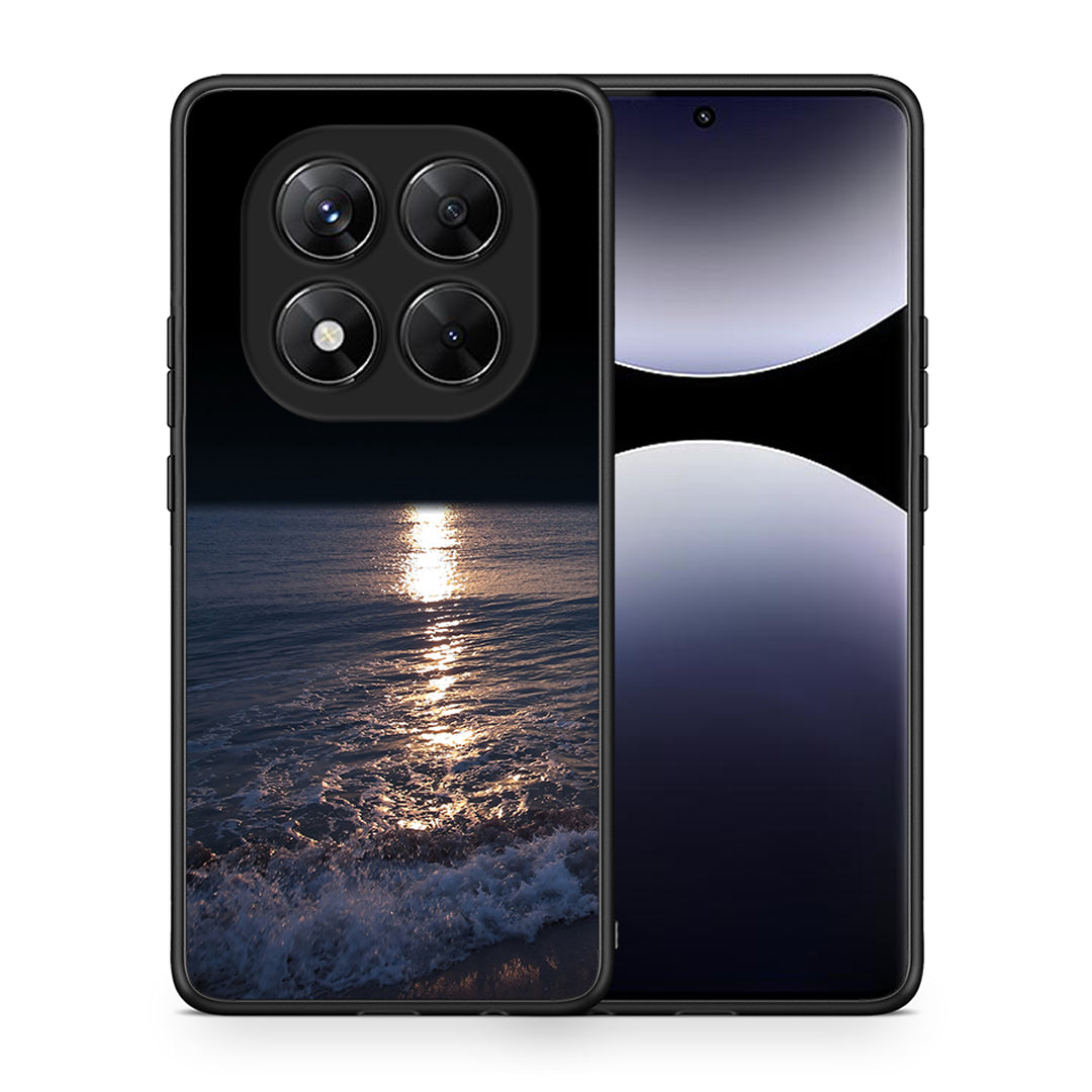 Θήκη Xiaomi Redmi Note 14 Pro 5G / Poco X7 Moon Landscape από τη Smartfits με σχέδιο στο πίσω μέρος και μαύρο περίβλημα | Xiaomi Redmi Note 14 Pro 5G / Poco X7 Moon Landscape case with colorful back and black bezels