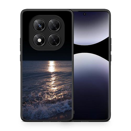 Θήκη Xiaomi Redmi Note 14 Pro 5G / Poco X7 Moon Landscape από τη Smartfits με σχέδιο στο πίσω μέρος και μαύρο περίβλημα | Xiaomi Redmi Note 14 Pro 5G / Poco X7 Moon Landscape case with colorful back and black bezels