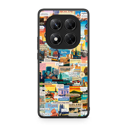 Xiaomi Redmi Note 14 Pro 5G / Poco X7 Live To Travel θήκη από τη Smartfits με σχέδιο στο πίσω μέρος και μαύρο περίβλημα | Smartphone case with colorful back and black bezels by Smartfits