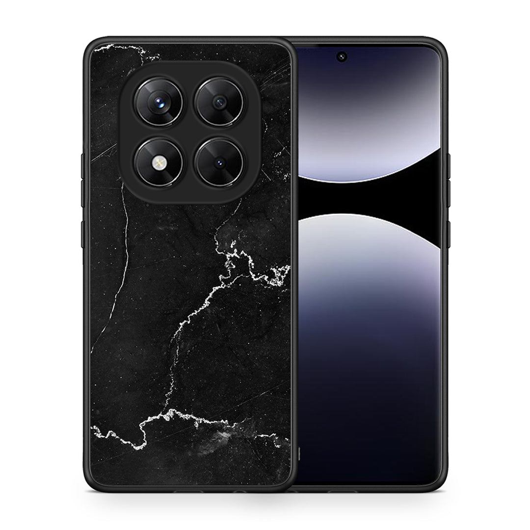 Θήκη Xiaomi Redmi Note 14 Pro 5G / Poco X7 Marble Black από τη Smartfits με σχέδιο στο πίσω μέρος και μαύρο περίβλημα | Xiaomi Redmi Note 14 Pro 5G / Poco X7 Marble Black case with colorful back and black bezels