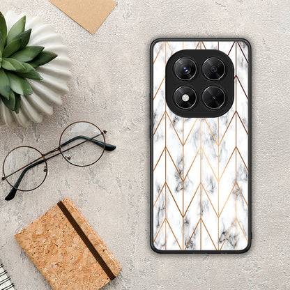 Marble Gold Geometric - Xiaomi Redmi Note 14 Pro 5G / Poco X7 θήκη