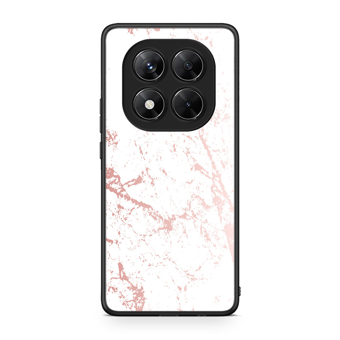 116 - Xiaomi Redmi Note 14 Pro 5G / Poco X7 Pink Splash Marble case, cover, bumper