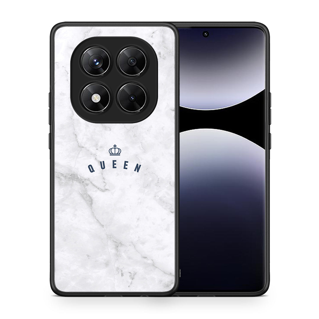Θήκη Xiaomi Redmi Note 14 Pro 5G / Poco X7 Queen Marble από τη Smartfits με σχέδιο στο πίσω μέρος και μαύρο περίβλημα | Xiaomi Redmi Note 14 Pro 5G / Poco X7 Queen Marble case with colorful back and black bezels