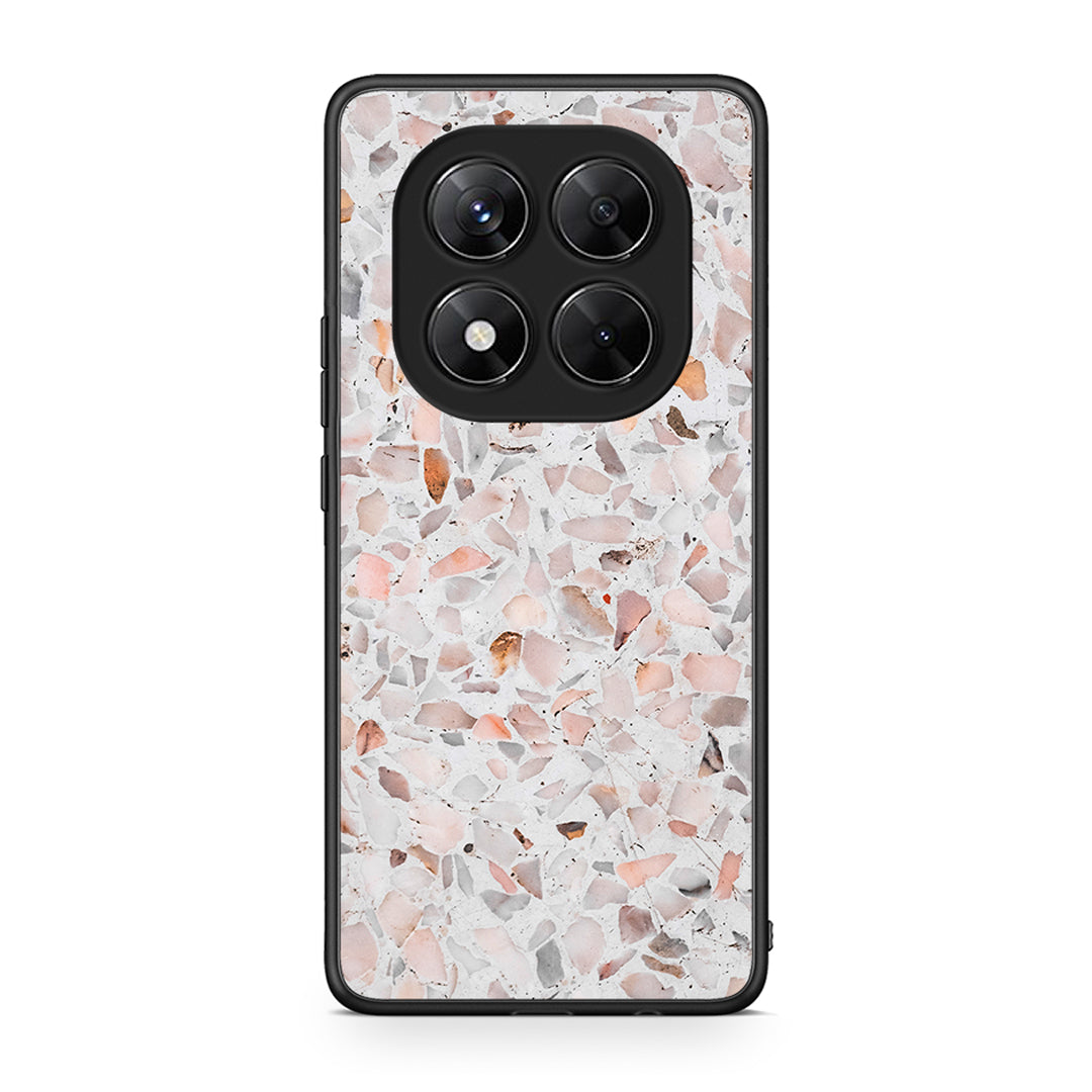 Xiaomi Redmi Note 14 Pro 5G / Poco X7 Marble Terrazzo θήκη από τη Smartfits με σχέδιο στο πίσω μέρος και μαύρο περίβλημα | Smartphone case with colorful back and black bezels by Smartfits