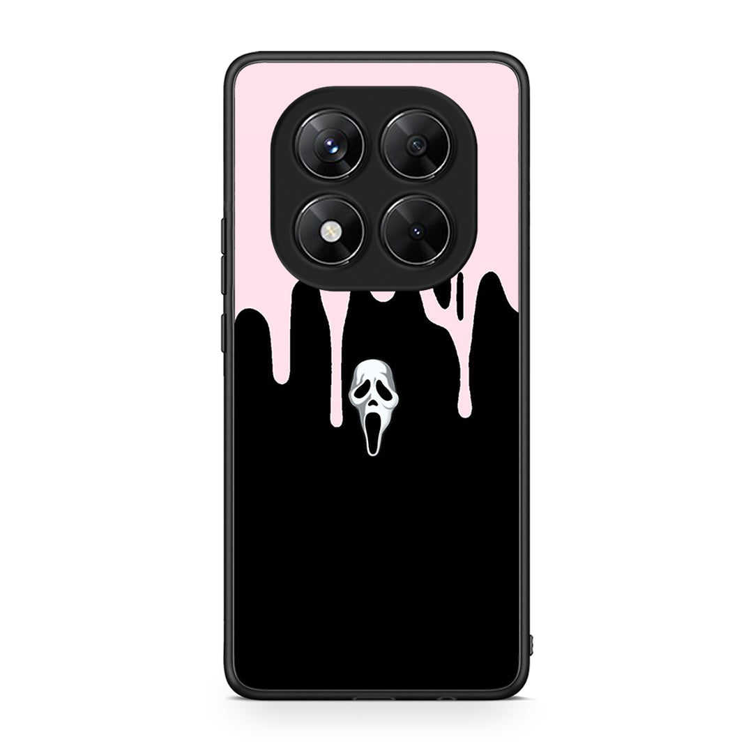 Xiaomi Redmi Note 14 Pro 5G / Poco X7 Melting Halloween Mask Θήκη από τη Smartfits με σχέδιο στο πίσω μέρος και μαύρο περίβλημα | Smartphone case with colorful back and black bezels by Smartfits