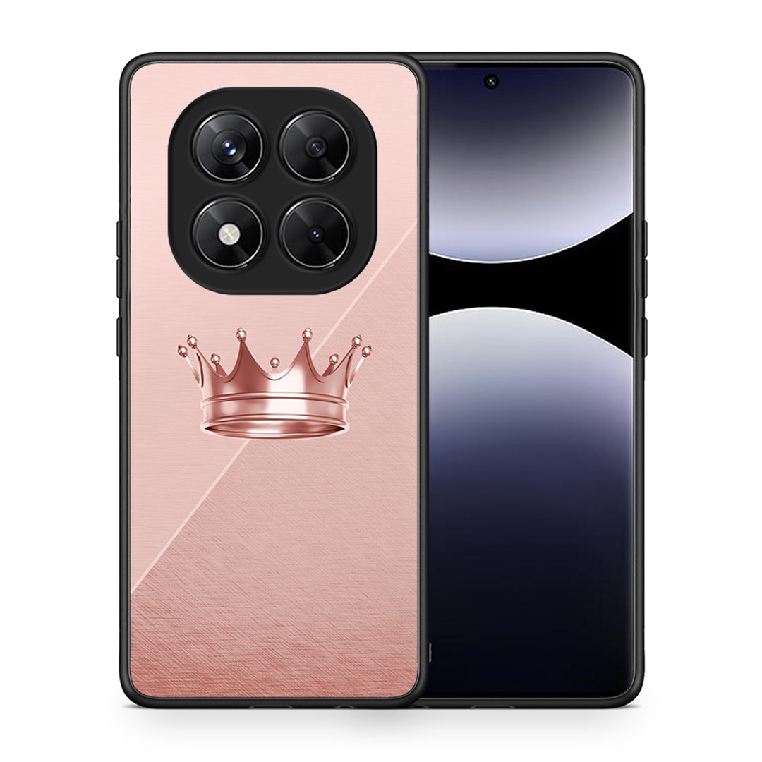 Θήκη Xiaomi Redmi Note 14 Pro 5G / Poco X7 Crown Minimal από τη Smartfits με σχέδιο στο πίσω μέρος και μαύρο περίβλημα | Xiaomi Redmi Note 14 Pro 5G / Poco X7 Crown Minimal case with colorful back and black bezels