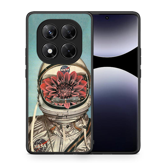 Θήκη Xiaomi Redmi Note 14 Pro 5G / Poco X7 Nasa Bloom από τη Smartfits με σχέδιο στο πίσω μέρος και μαύρο περίβλημα | Xiaomi Redmi Note 14 Pro 5G / Poco X7 Nasa Bloom case with colorful back and black bezels