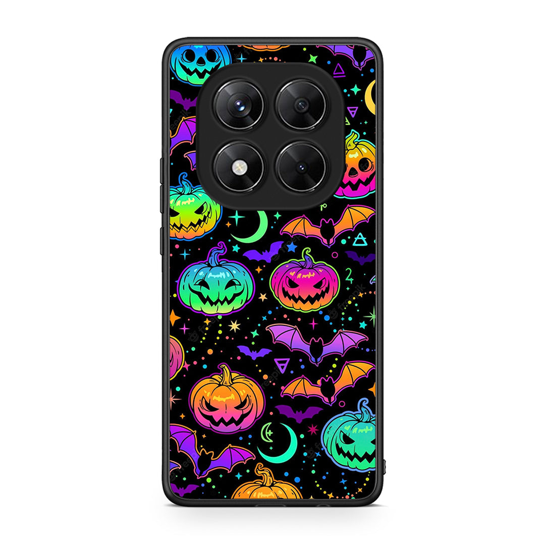 Xiaomi Redmi Note 14 Pro 5G / Poco X7 Neon Halloween θήκη από τη Smartfits με σχέδιο στο πίσω μέρος και μαύρο περίβλημα | Smartphone case with colorful back and black bezels by Smartfits
