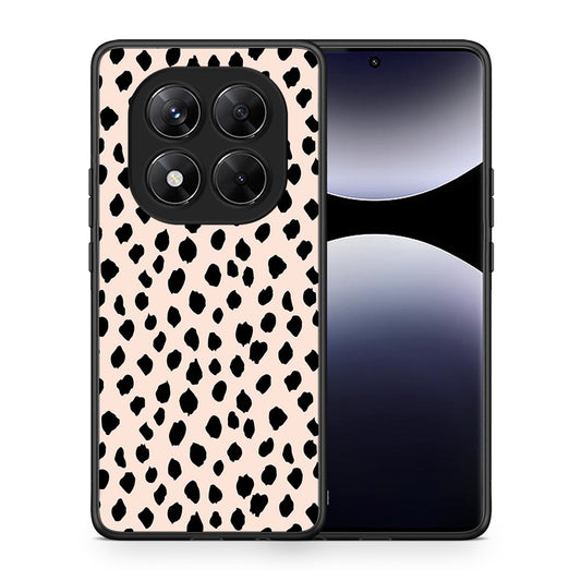 Θήκη Xiaomi Redmi Note 14 Pro 5G / Poco X7 New Polka Dots από τη Smartfits με σχέδιο στο πίσω μέρος και μαύρο περίβλημα | Xiaomi Redmi Note 14 Pro 5G / Poco X7 New Polka Dots case with colorful back and black bezels