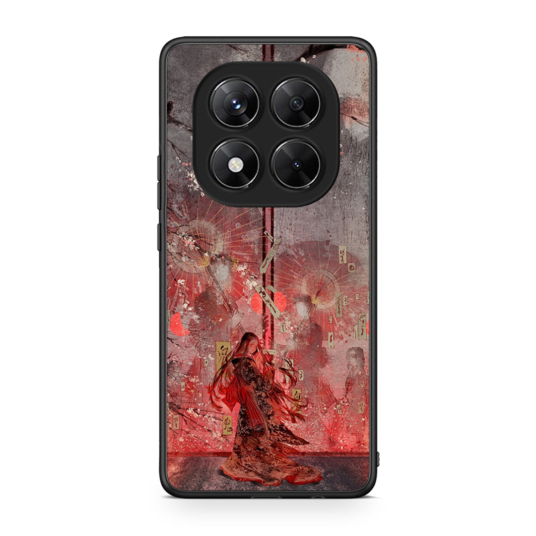 Xiaomi Redmi Note 14 Pro 5G / Poco X7 Nezuko Kamado θήκη από τη Smartfits με σχέδιο στο πίσω μέρος και μαύρο περίβλημα | Smartphone case with colorful back and black bezels by Smartfits