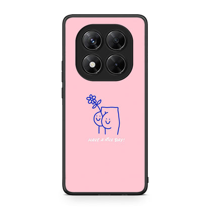 Xiaomi Redmi Note 14 Pro 5G / Poco X7 Nice Day θήκη από τη Smartfits με σχέδιο στο πίσω μέρος και μαύρο περίβλημα | Smartphone case with colorful back and black bezels by Smartfits