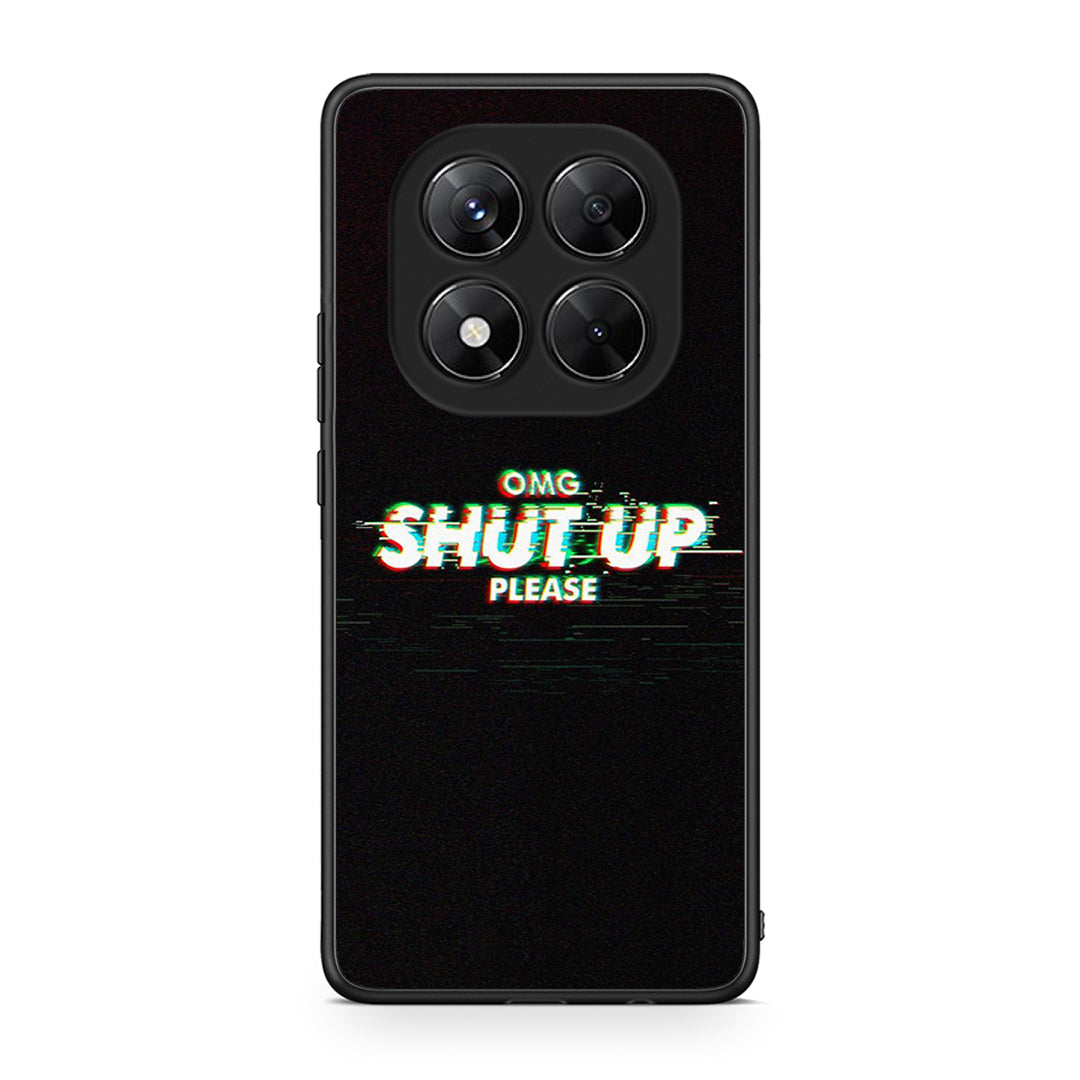 Xiaomi Redmi Note 14 Pro 5G / Poco X7 OMG ShutUp θήκη από τη Smartfits με σχέδιο στο πίσω μέρος και μαύρο περίβλημα | Smartphone case with colorful back and black bezels by Smartfits