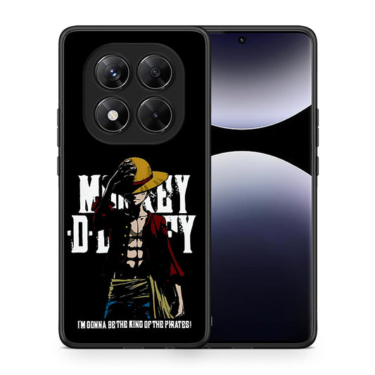 Θήκη Xiaomi Redmi Note 14 Pro 5G / Poco X7 Pirate King από τη Smartfits με σχέδιο στο πίσω μέρος και μαύρο περίβλημα | Xiaomi Redmi Note 14 Pro 5G / Poco X7 Pirate King case with colorful back and black bezels