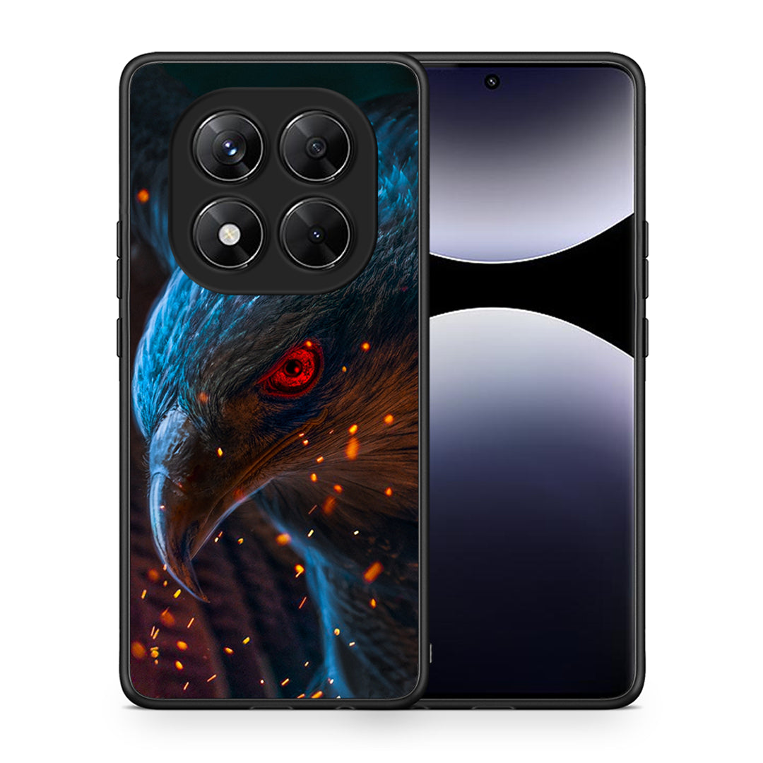 Θήκη Xiaomi Redmi Note 14 Pro 5G / Poco X7 Eagle PopArt από τη Smartfits με σχέδιο στο πίσω μέρος και μαύρο περίβλημα | Xiaomi Redmi Note 14 Pro 5G / Poco X7 Eagle PopArt case with colorful back and black bezels