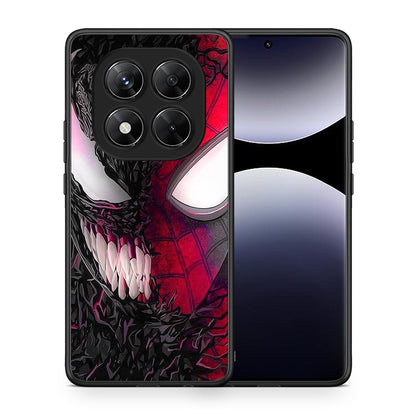 Θήκη Xiaomi Redmi Note 14 Pro 5G / Poco X7 SpiderVenom PopArt από τη Smartfits με σχέδιο στο πίσω μέρος και μαύρο περίβλημα | Xiaomi Redmi Note 14 Pro 5G / Poco X7 SpiderVenom PopArt case with colorful back and black bezels