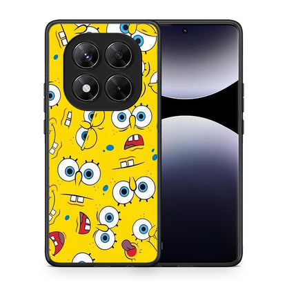 Θήκη Xiaomi Redmi Note 14 Pro 5G / Poco X7 Sponge PopArt από τη Smartfits με σχέδιο στο πίσω μέρος και μαύρο περίβλημα | Xiaomi Redmi Note 14 Pro 5G / Poco X7 Sponge PopArt case with colorful back and black bezels