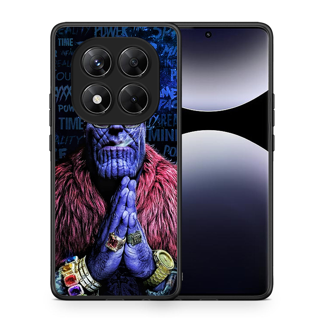 Θήκη Xiaomi Redmi Note 14 Pro 5G / Poco X7 Thanos PopArt από τη Smartfits με σχέδιο στο πίσω μέρος και μαύρο περίβλημα | Xiaomi Redmi Note 14 Pro 5G / Poco X7 Thanos PopArt case with colorful back and black bezels