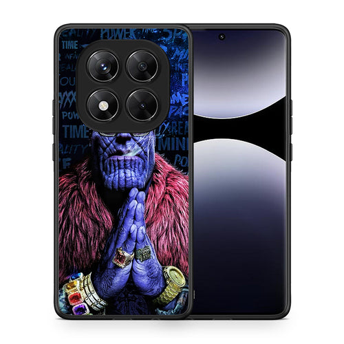 Θήκη Xiaomi Redmi Note 14 Pro 5G / Poco X7 Thanos PopArt από τη Smartfits με σχέδιο στο πίσω μέρος και μαύρο περίβλημα | Xiaomi Redmi Note 14 Pro 5G / Poco X7 Thanos PopArt case with colorful back and black bezels