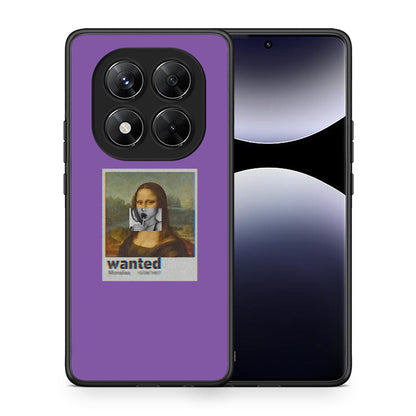 Θήκη Xiaomi Redmi Note 14 Pro 5G / Poco X7 Monalisa Popart από τη Smartfits με σχέδιο στο πίσω μέρος και μαύρο περίβλημα | Xiaomi Redmi Note 14 Pro 5G / Poco X7 Monalisa Popart case with colorful back and black bezels