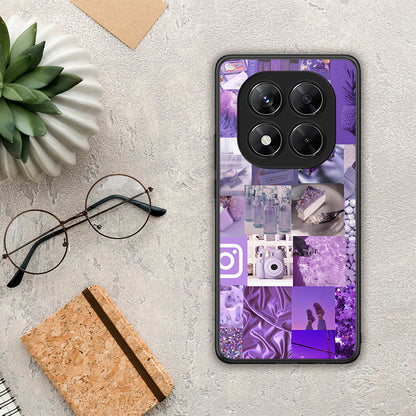 Purple Aesthetic Collage - Xiaomi Redmi Note 14 Pro 5G / Poco X7 θήκη