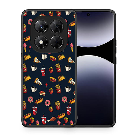 Θήκη Xiaomi Redmi Note 14 Pro 5G / Poco X7 Hungry Random από τη Smartfits με σχέδιο στο πίσω μέρος και μαύρο περίβλημα | Xiaomi Redmi Note 14 Pro 5G / Poco X7 Hungry Random case with colorful back and black bezels
