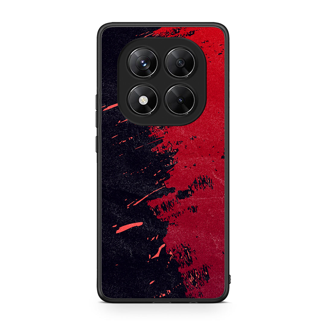 Xiaomi Redmi Note 14 Pro 5G / Poco X7 Red Paint Θήκη Αγίου Βαλεντίνου από τη Smartfits με σχέδιο στο πίσω μέρος και μαύρο περίβλημα | Smartphone case with colorful back and black bezels by Smartfits