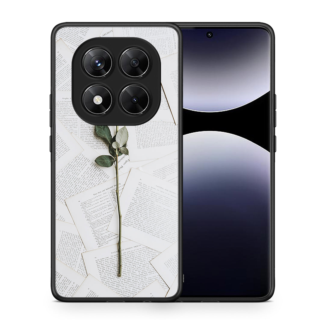 Θήκη Xiaomi Redmi Note 14 Pro 5G / Poco X7 Red Rose από τη Smartfits με σχέδιο στο πίσω μέρος και μαύρο περίβλημα | Xiaomi Redmi Note 14 Pro 5G / Poco X7 Red Rose case with colorful back and black bezels