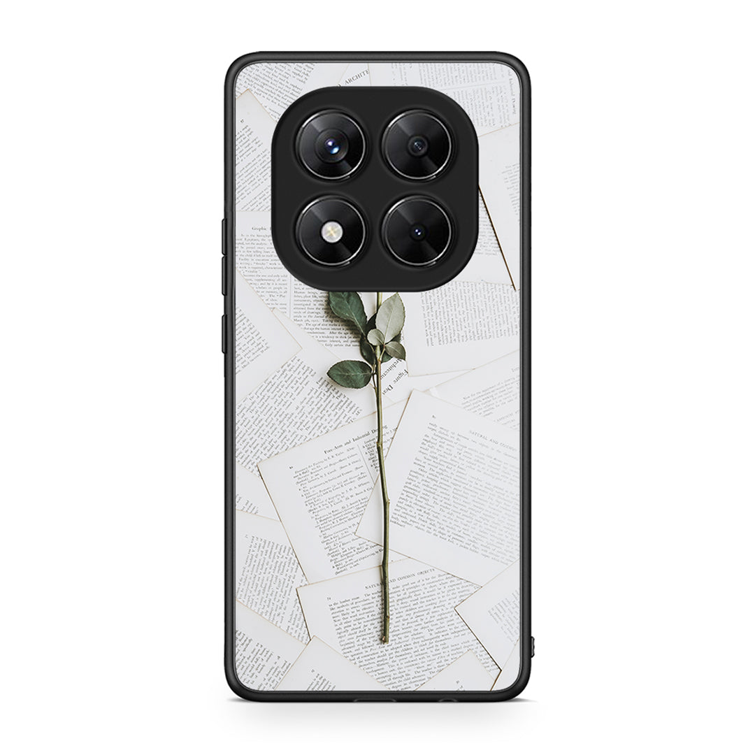 Xiaomi Redmi Note 14 Pro 5G / Poco X7 Red Rose θήκη από τη Smartfits με σχέδιο στο πίσω μέρος και μαύρο περίβλημα | Smartphone case with colorful back and black bezels by Smartfits