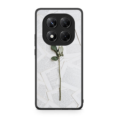 Xiaomi Redmi Note 14 Pro 5G / Poco X7 Red Rose θήκη από τη Smartfits με σχέδιο στο πίσω μέρος και μαύρο περίβλημα | Smartphone case with colorful back and black bezels by Smartfits