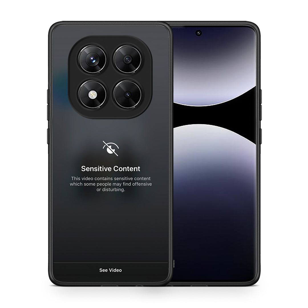 Θήκη Xiaomi Redmi Note 14 Pro 5G / Poco X7 Sensitive Content από τη Smartfits με σχέδιο στο πίσω μέρος και μαύρο περίβλημα | Xiaomi Redmi Note 14 Pro 5G / Poco X7 Sensitive Content case with colorful back and black bezels