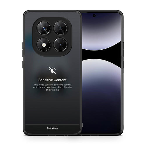 Θήκη Xiaomi Redmi Note 14 Pro 5G / Poco X7 Sensitive Content από τη Smartfits με σχέδιο στο πίσω μέρος και μαύρο περίβλημα | Xiaomi Redmi Note 14 Pro 5G / Poco X7 Sensitive Content case with colorful back and black bezels