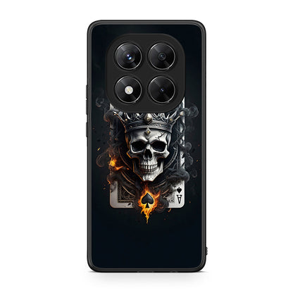 Xiaomi Redmi Note 14 Pro 5G / Poco X7 Skull King Ace θήκη από τη Smartfits με σχέδιο στο πίσω μέρος και μαύρο περίβλημα | Smartphone case with colorful back and black bezels by Smartfits
