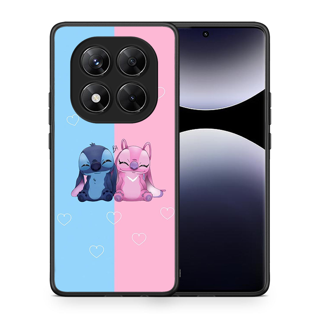 Θήκη Xiaomi Redmi Note 14 Pro 5G / Poco X7 Stitch And Angel από τη Smartfits με σχέδιο στο πίσω μέρος και μαύρο περίβλημα | Xiaomi Redmi Note 14 Pro 5G / Poco X7 Stitch And Angel case with colorful back and black bezels