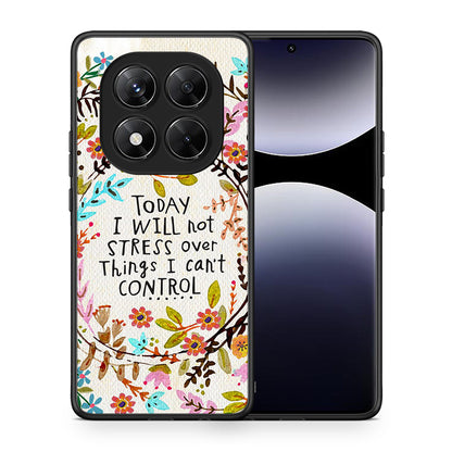 Θήκη Xiaomi Redmi Note 14 Pro 5G / Poco X7 Stress Over από τη Smartfits με σχέδιο στο πίσω μέρος και μαύρο περίβλημα | Xiaomi Redmi Note 14 Pro 5G / Poco X7 Stress Over case with colorful back and black bezels
