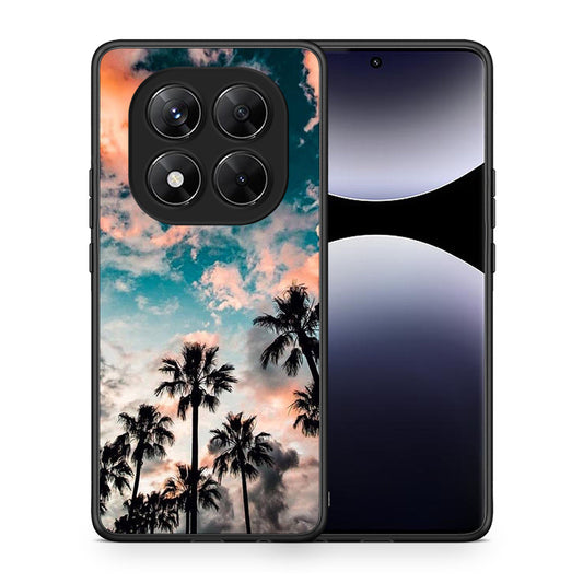 Θήκη Xiaomi Redmi Note 14 Pro 5G / Poco X7 Sky Summer από τη Smartfits με σχέδιο στο πίσω μέρος και μαύρο περίβλημα | Xiaomi Redmi Note 14 Pro 5G / Poco X7 Sky Summer case with colorful back and black bezels
