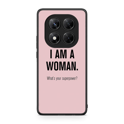 Xiaomi Redmi Note 14 Pro 5G / Poco X7 Superpower Woman θήκη από τη Smartfits με σχέδιο στο πίσω μέρος και μαύρο περίβλημα | Smartphone case with colorful back and black bezels by Smartfits