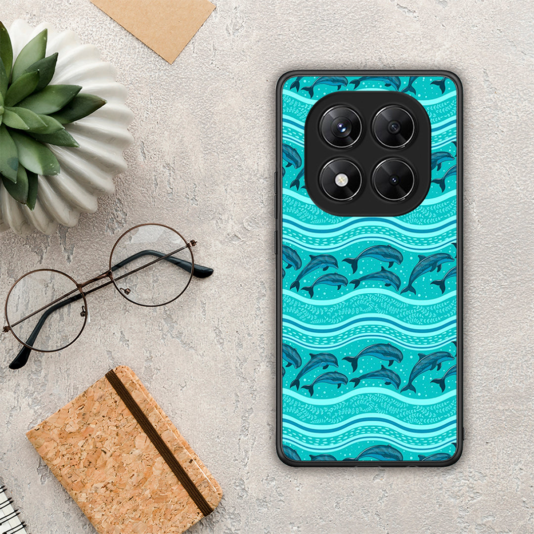 Swimming Dolphins - Xiaomi Redmi Note 14 Pro 5G / Poco X7 θήκη