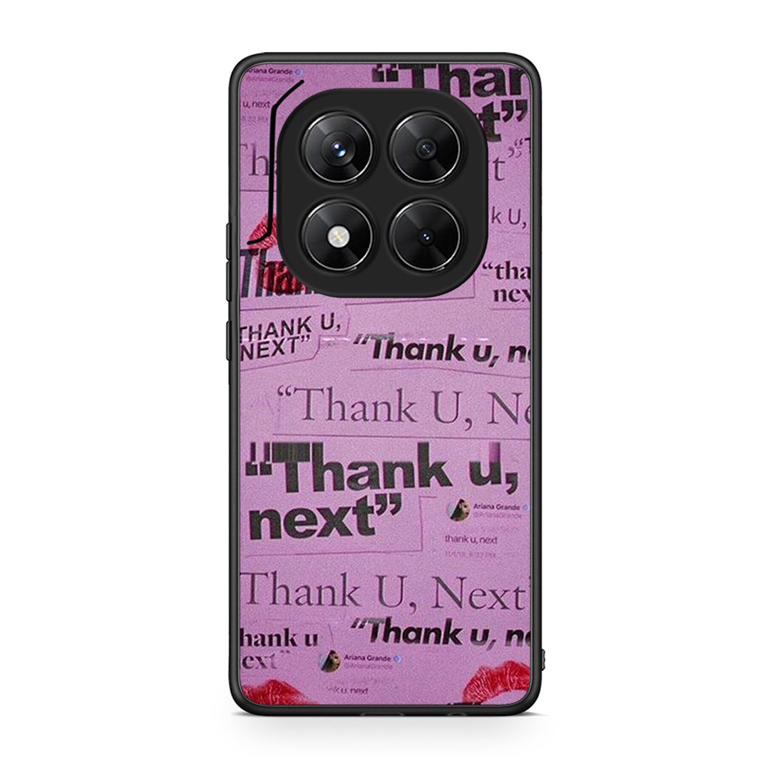 Xiaomi Redmi Note 14 Pro 5G / Poco X7 Thank You Next Θήκη Αγίου Βαλεντίνου από τη Smartfits με σχέδιο στο πίσω μέρος και μαύρο περίβλημα | Smartphone case with colorful back and black bezels by Smartfits