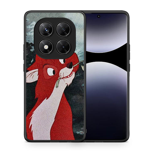 Θήκη Xiaomi Redmi Note 14 Pro 5G / Poco X7 Tod And Vixey Love 1 από τη Smartfits με σχέδιο στο πίσω μέρος και μαύρο περίβλημα | Xiaomi Redmi Note 14 Pro 5G / Poco X7 Tod And Vixey Love 1 case with colorful back and black bezels