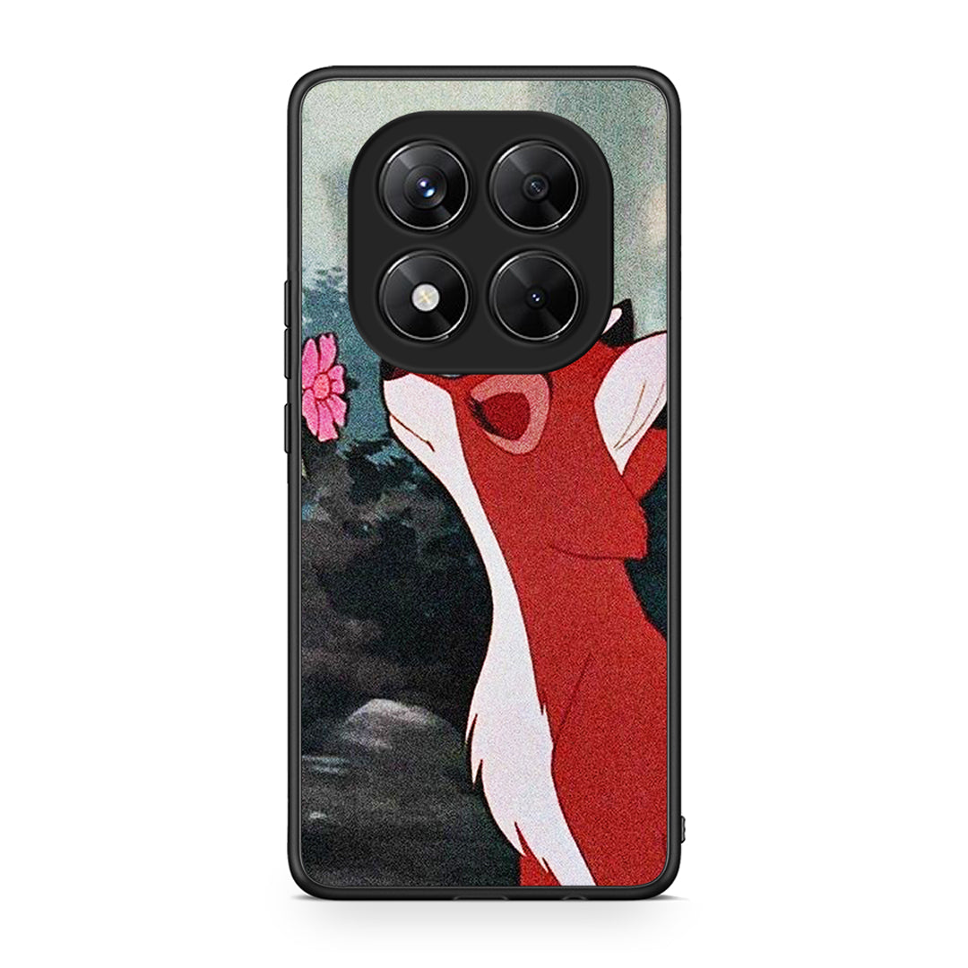 Xiaomi Redmi Note 14 Pro 5G / Poco X7 Tod And Vixey Love 2 θήκη από τη Smartfits με σχέδιο στο πίσω μέρος και μαύρο περίβλημα | Smartphone case with colorful back and black bezels by Smartfits