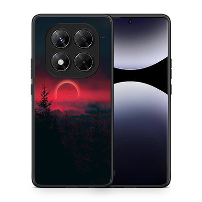 Θήκη Xiaomi Redmi Note 14 Pro 5G / Poco X7 Sunset Tropic από τη Smartfits με σχέδιο στο πίσω μέρος και μαύρο περίβλημα | Xiaomi Redmi Note 14 Pro 5G / Poco X7 Sunset Tropic case with colorful back and black bezels