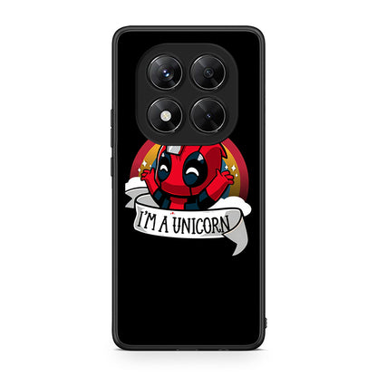 Xiaomi Redmi Note 14 Pro 5G / Poco X7 Unicorn Deadpool θήκη από τη Smartfits με σχέδιο στο πίσω μέρος και μαύρο περίβλημα | Smartphone case with colorful back and black bezels by Smartfits