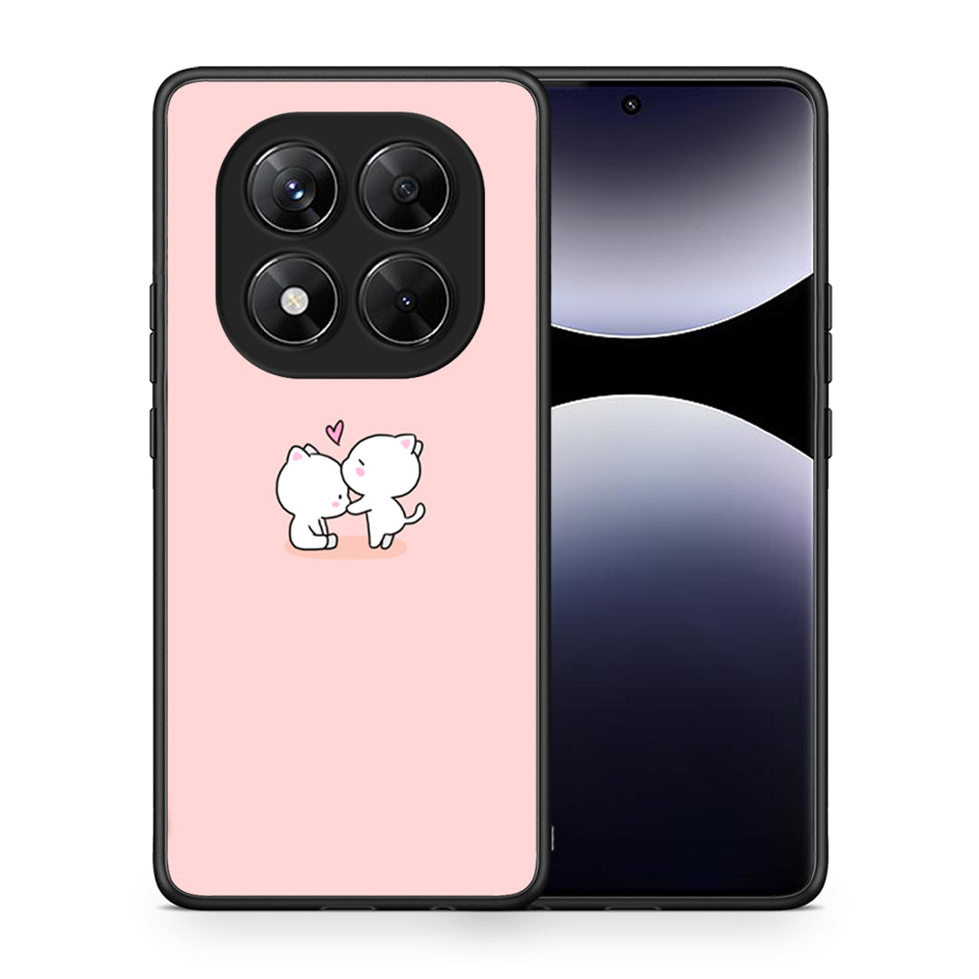 Θήκη Xiaomi Redmi Note 14 Pro 5G / Poco X7 Love Valentine από τη Smartfits με σχέδιο στο πίσω μέρος και μαύρο περίβλημα | Xiaomi Redmi Note 14 Pro 5G / Poco X7 Love Valentine case with colorful back and black bezels